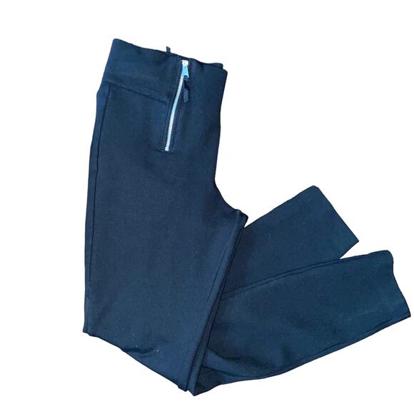 Zara Trafaluc Collection double zip pullon elastic waist pants medium black - Picture 5 of 7